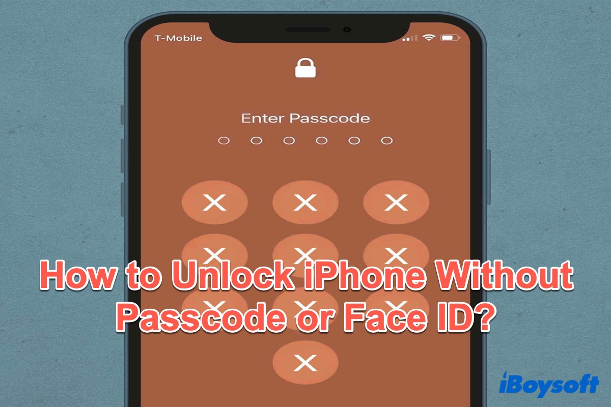 how to unlock iphone without passcode