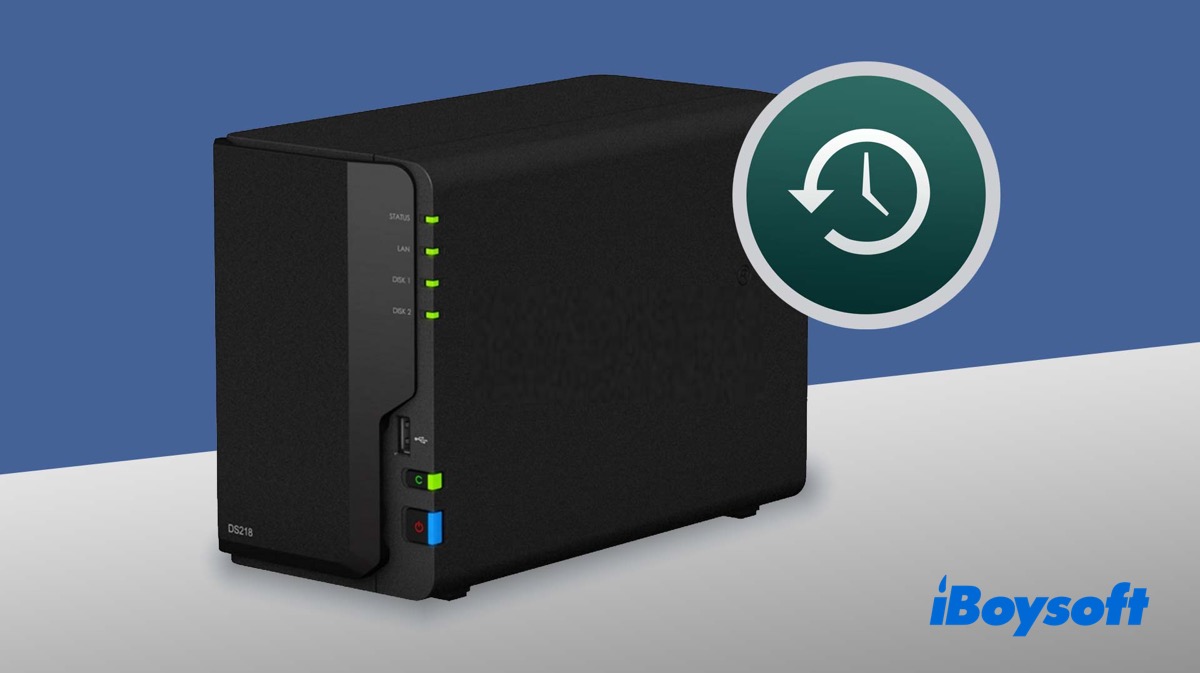 how to back up to a nas with time machine