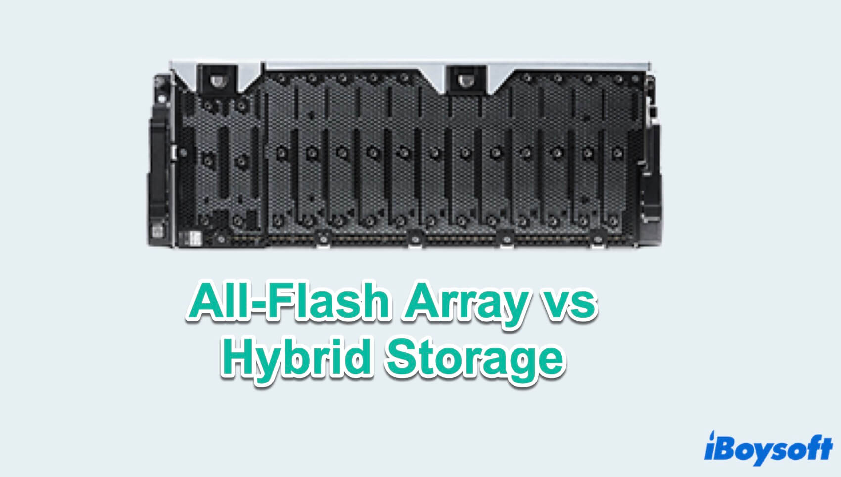 Array Todo-Flash vs Almacenamiento Híbrido