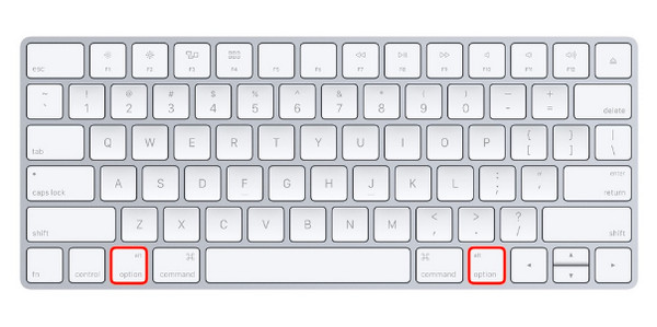 alt key on mac