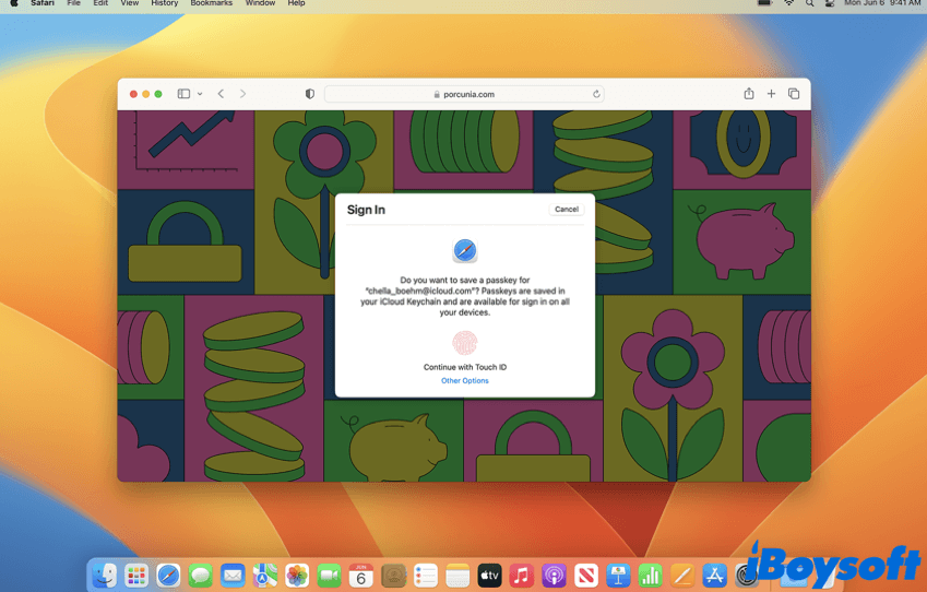 how do Apple Passkeys work