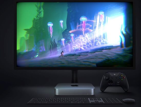 Apple silicon Mac has fast integrated graphics