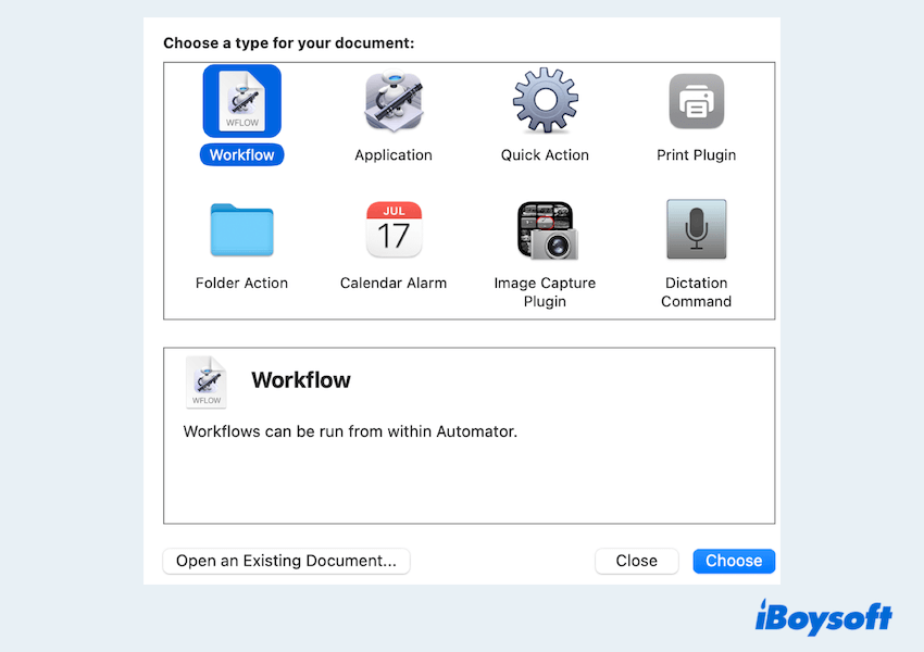 Create a workflow