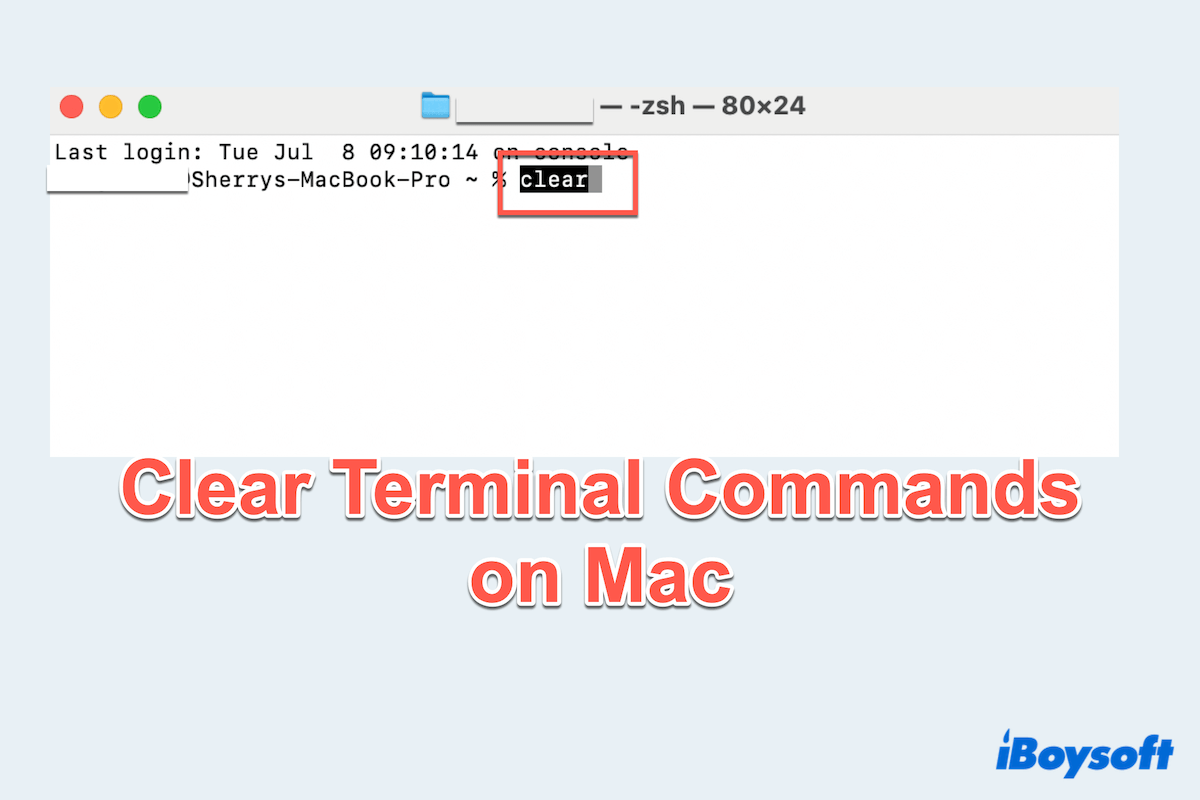What is Clear Terminal Command on Mac