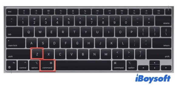 what is Command Z on a Mac