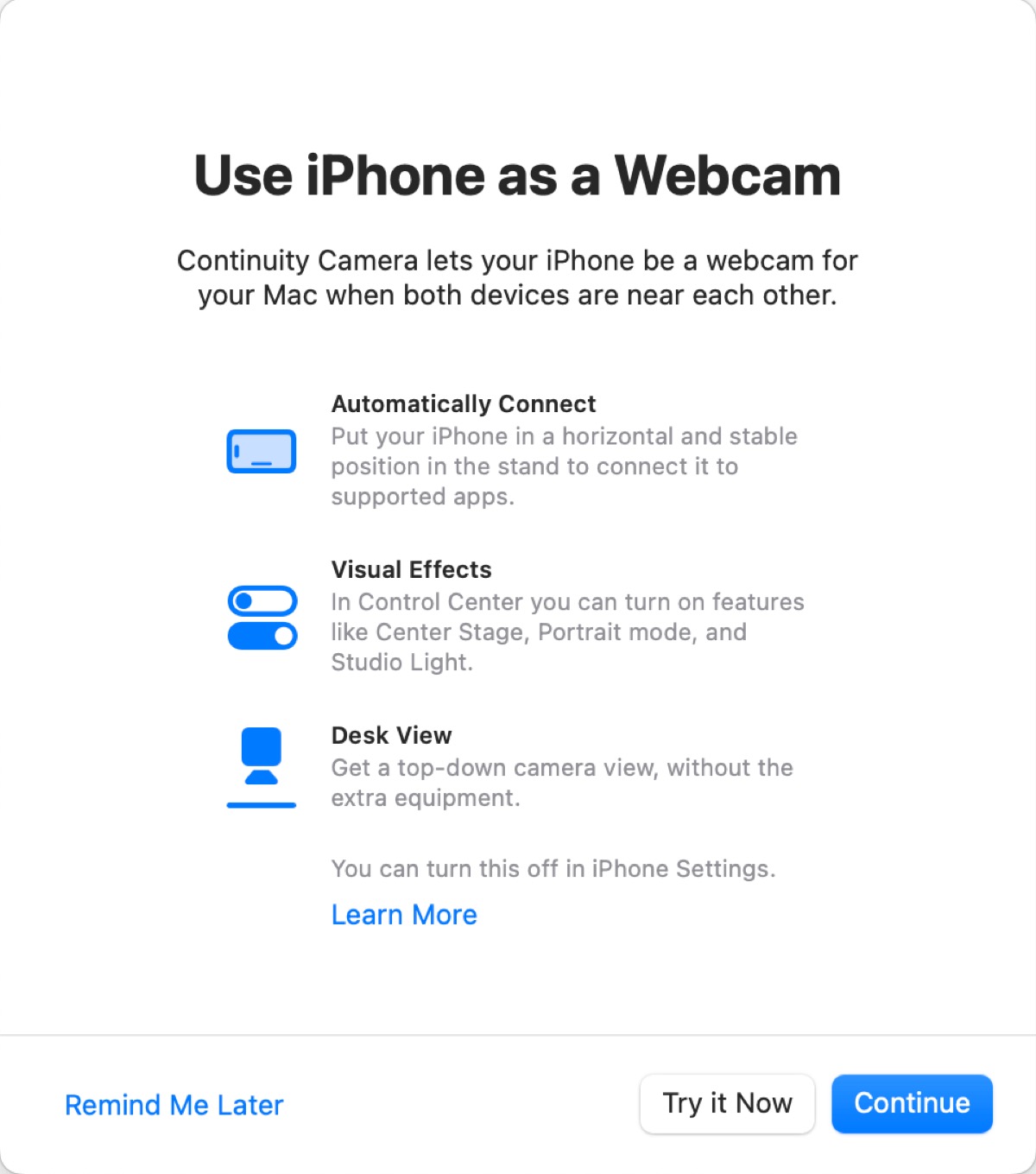 What is Continuity Camera