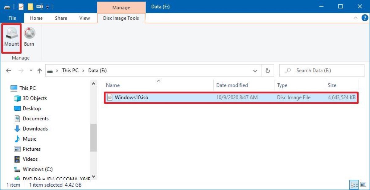 Disk Image Mounter for Windows