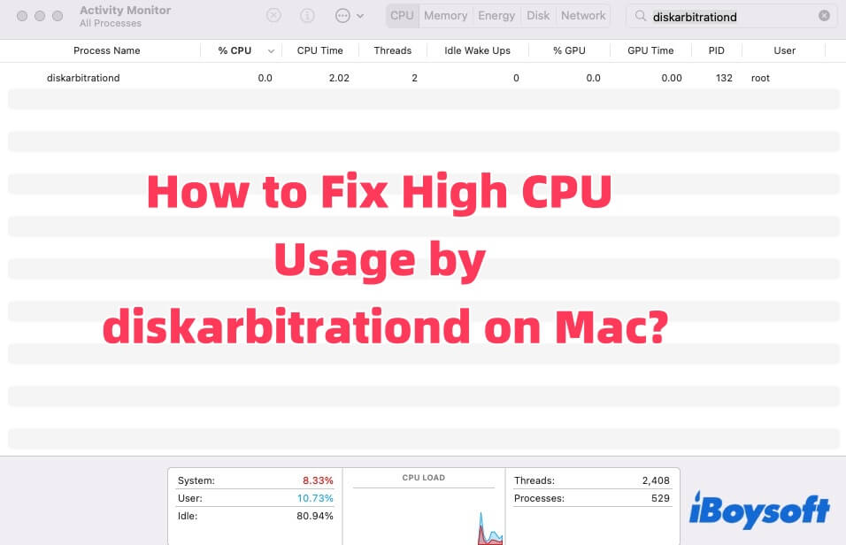 summary-diskarbitrationd-mac