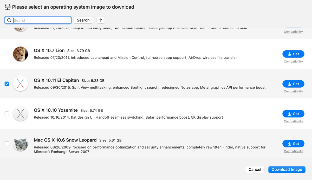 Download El Capitan DMG