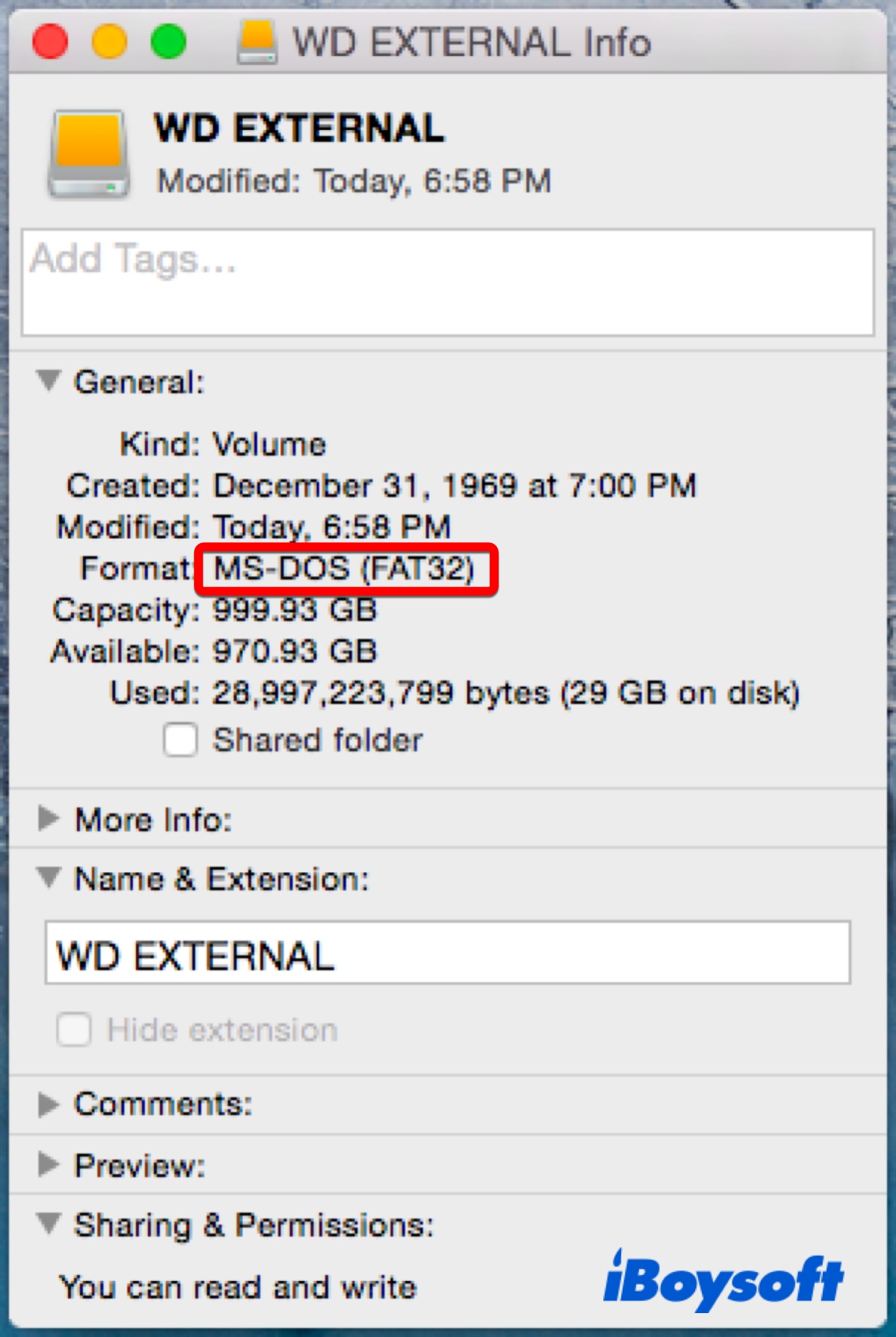 Check file system of the drive encountering error code 1309 on Mac
