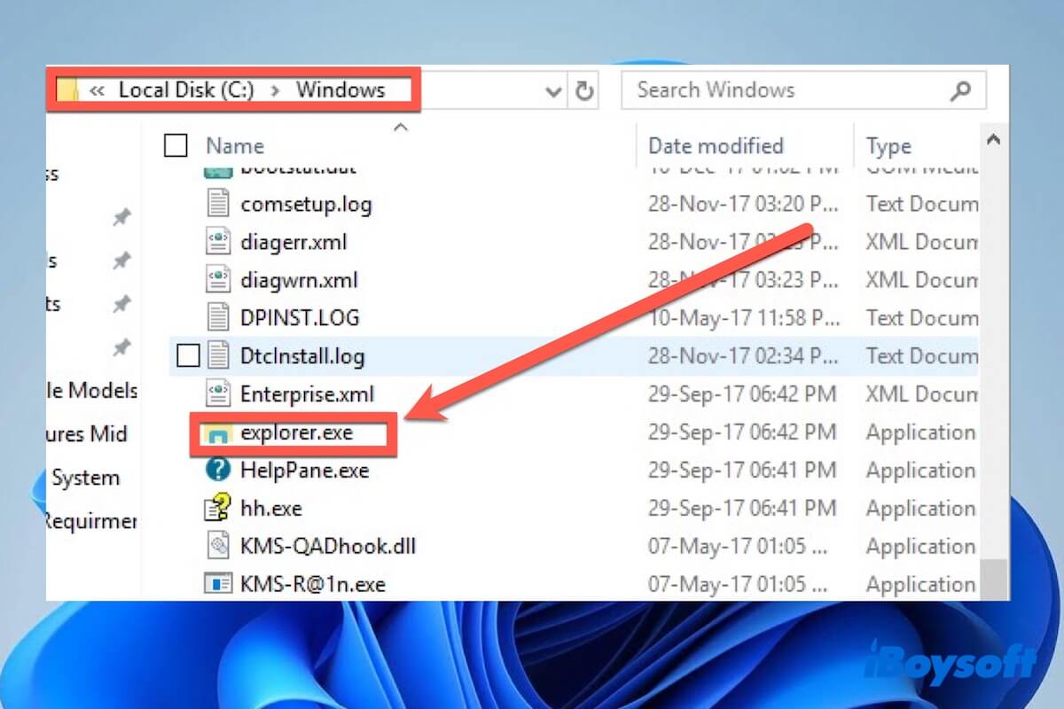 what is exe file