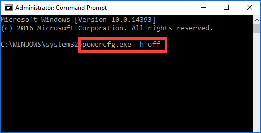 how to delete hibernation file on Windows 10 and Windows 11
