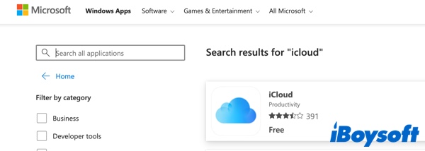 download iCloud for Windows