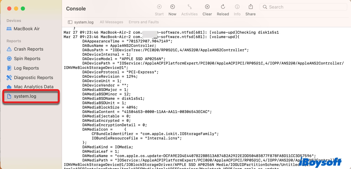Check Console logs to find the culprit of IMDPersistenceAgent high CPU usage