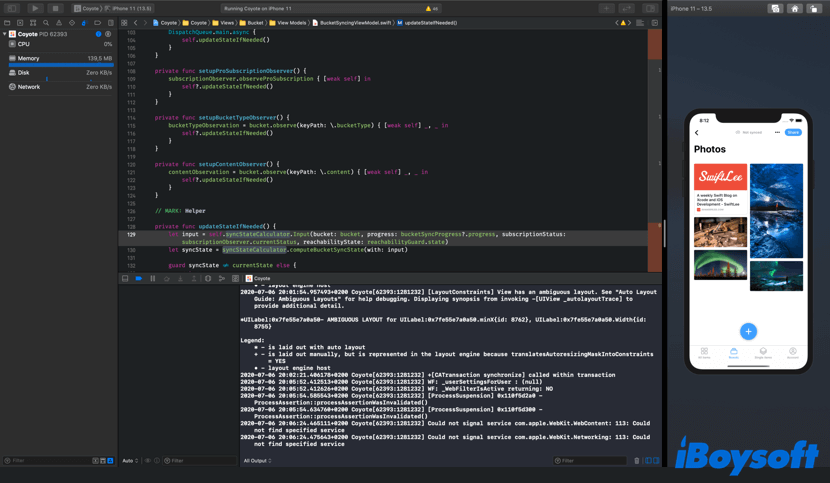 iOS emulator for Mac in X code