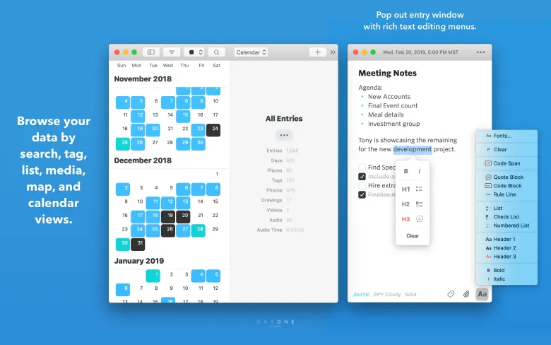 the best Journal app on Mac