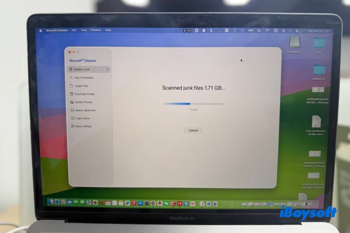 Junk files on Mac