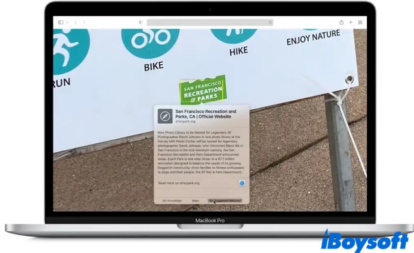 what is Live Text Mac