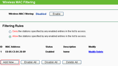 How to enable MAC address filtering on your computer