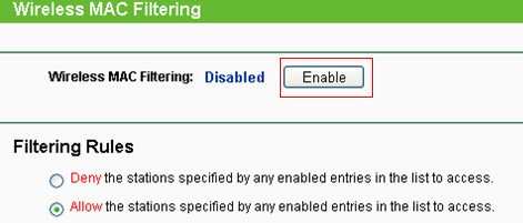 How to enable MAC address filtering on your computer