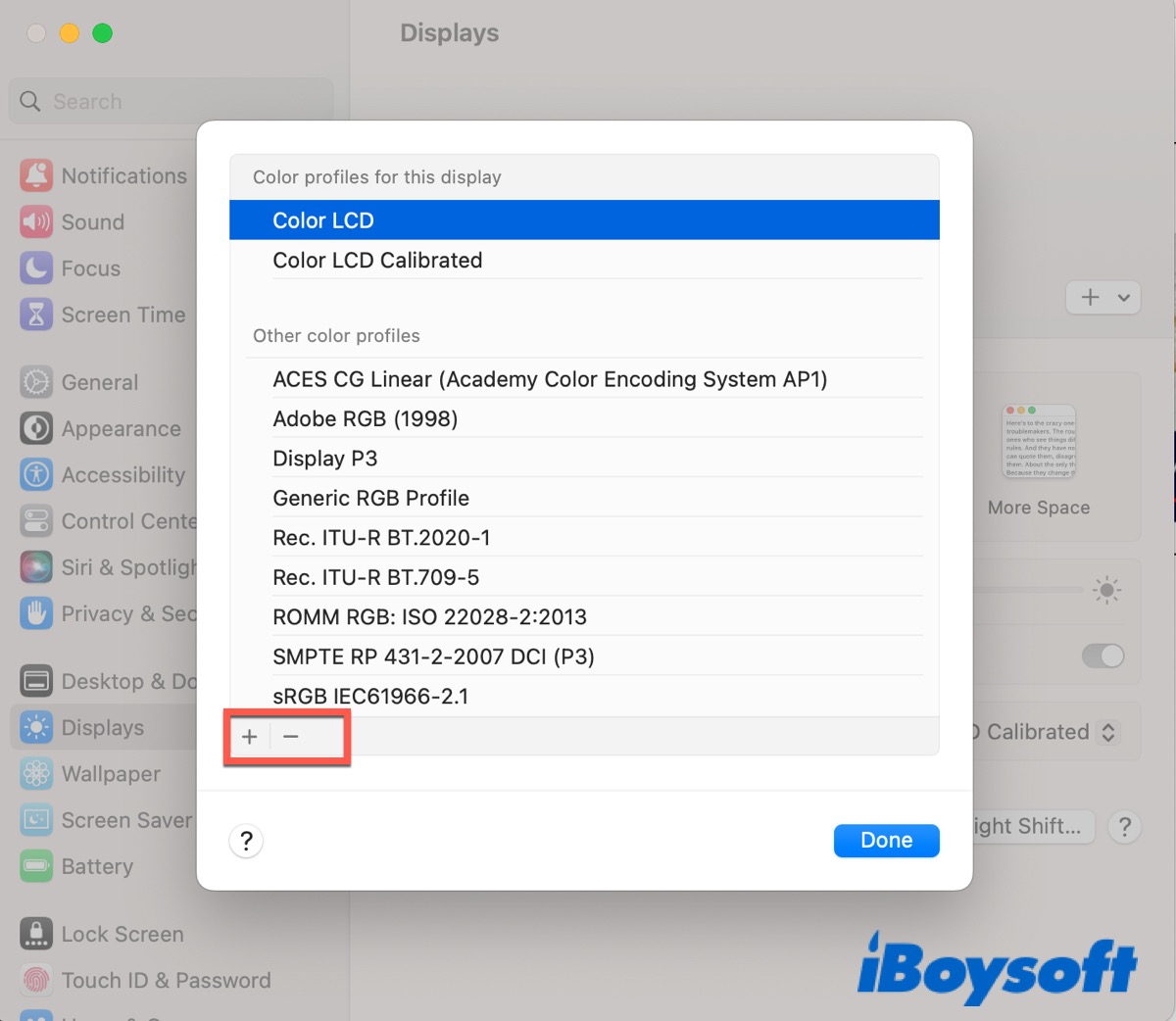 Create a custom color profile