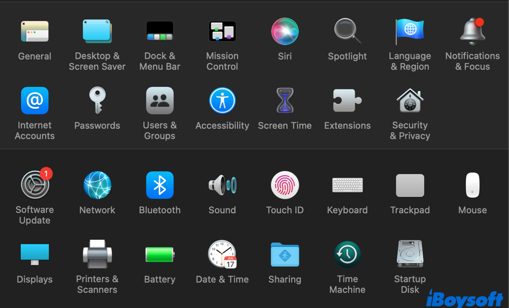 Dock and Menu Bar