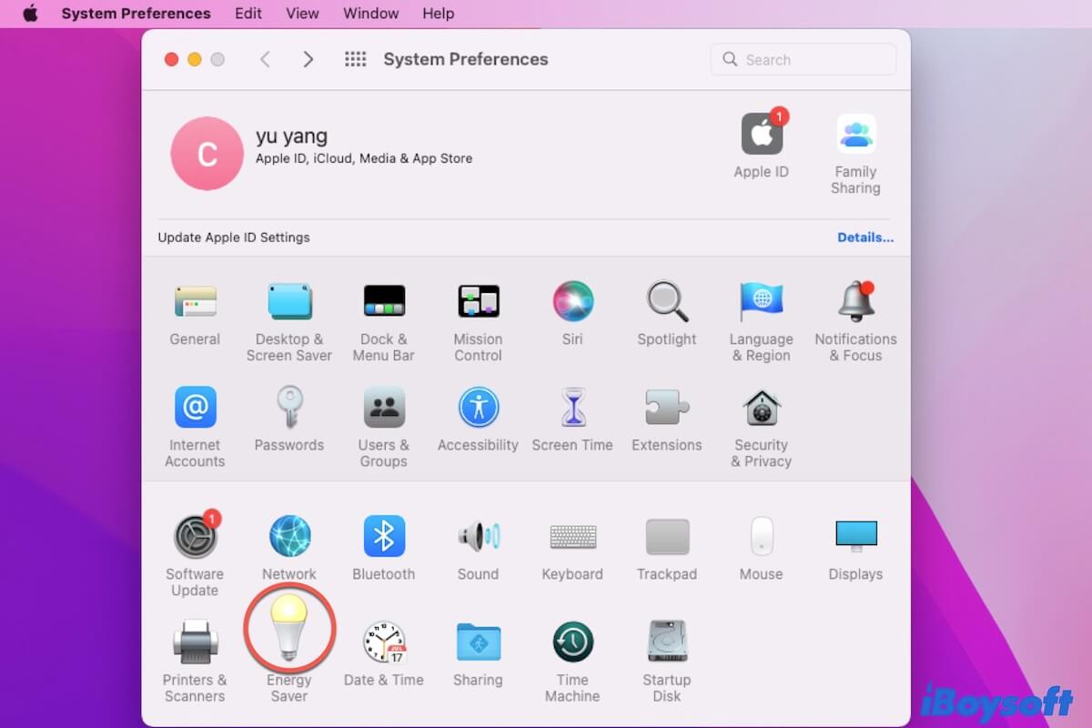 Mac Energy Saver