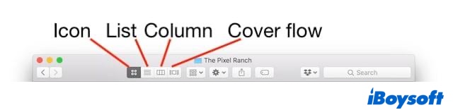 change how files display in Mac Finder