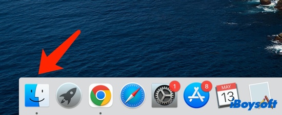 how to open Finder on Mac