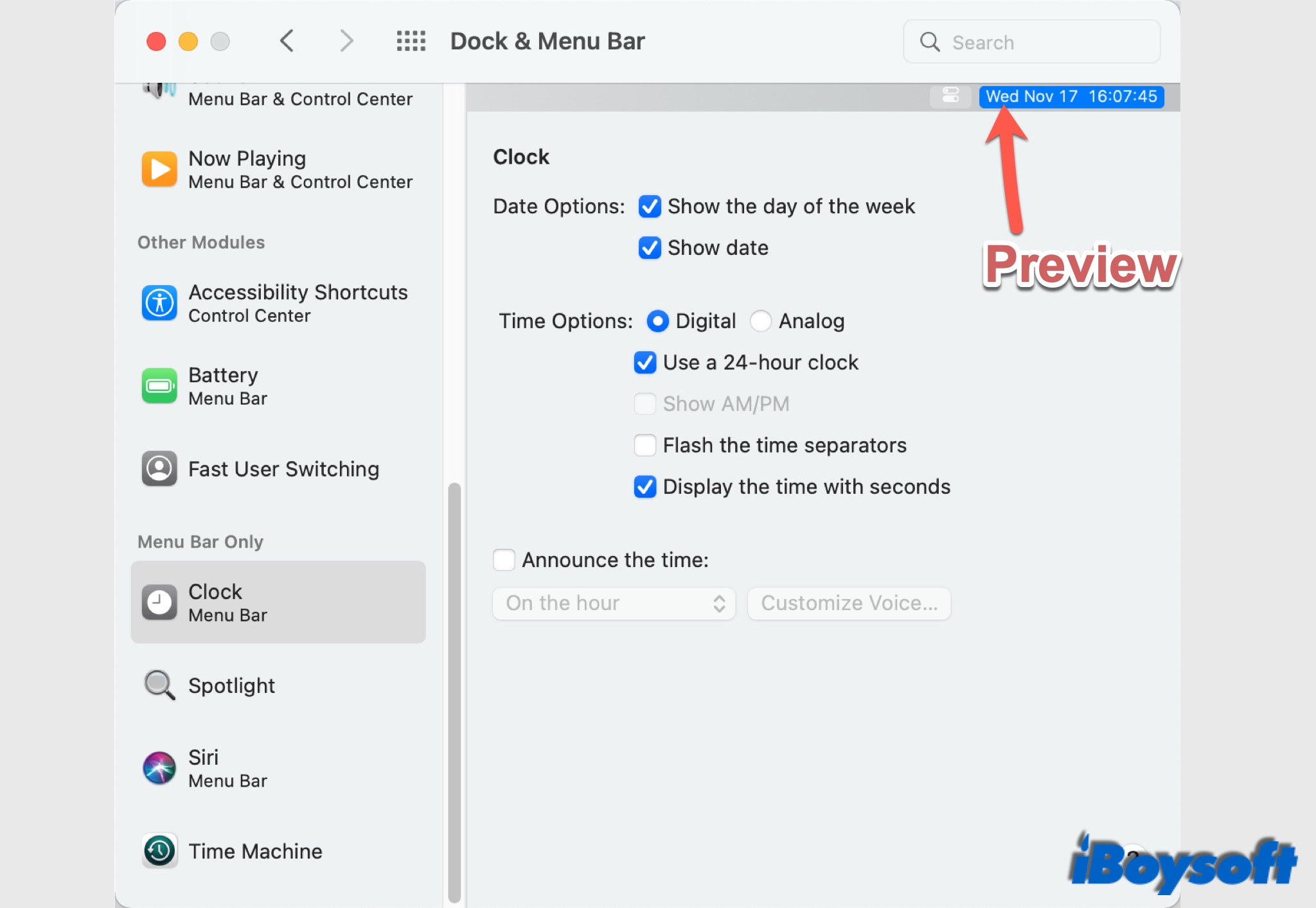 customize the menu bar on Mac