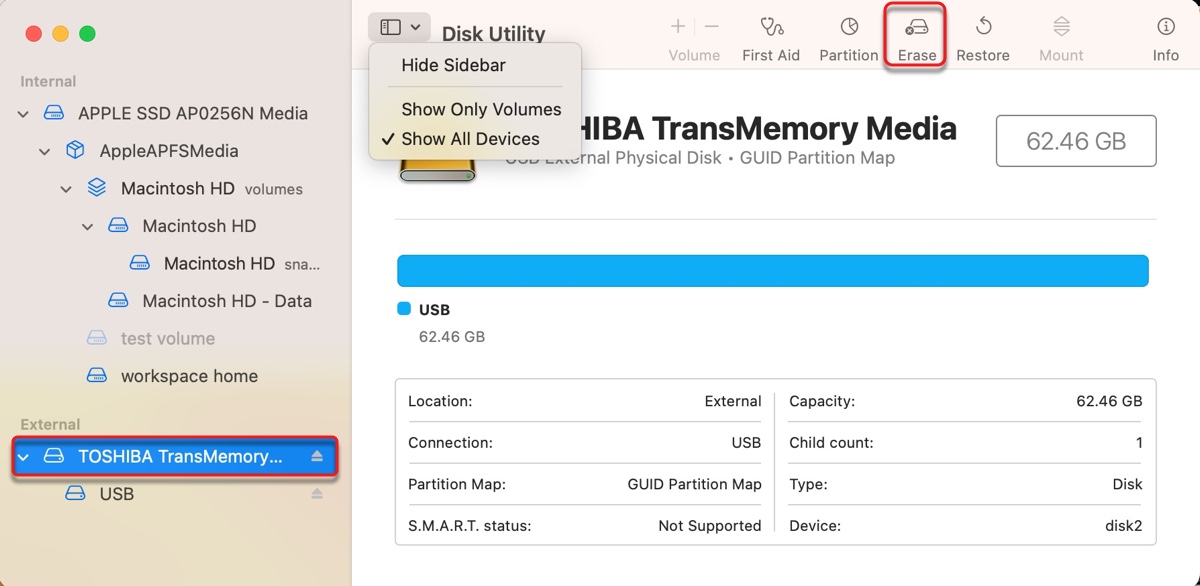 How to format Mac OS Extended Journaled on Mac
