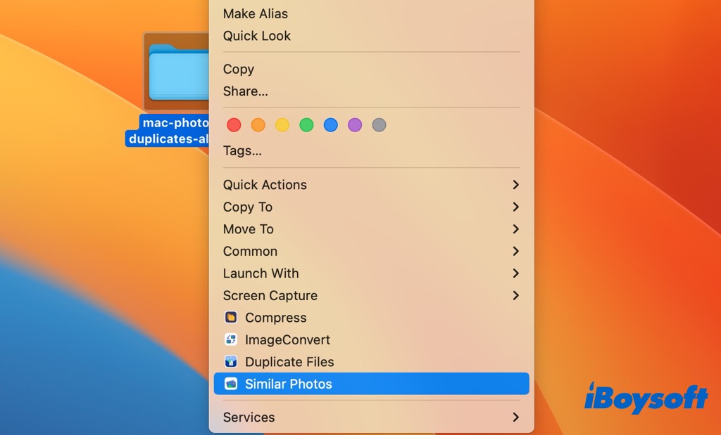find similar photos mac
