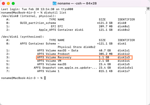 How to delete a recovery partition on a Mac