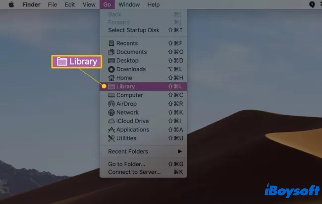 Go menu