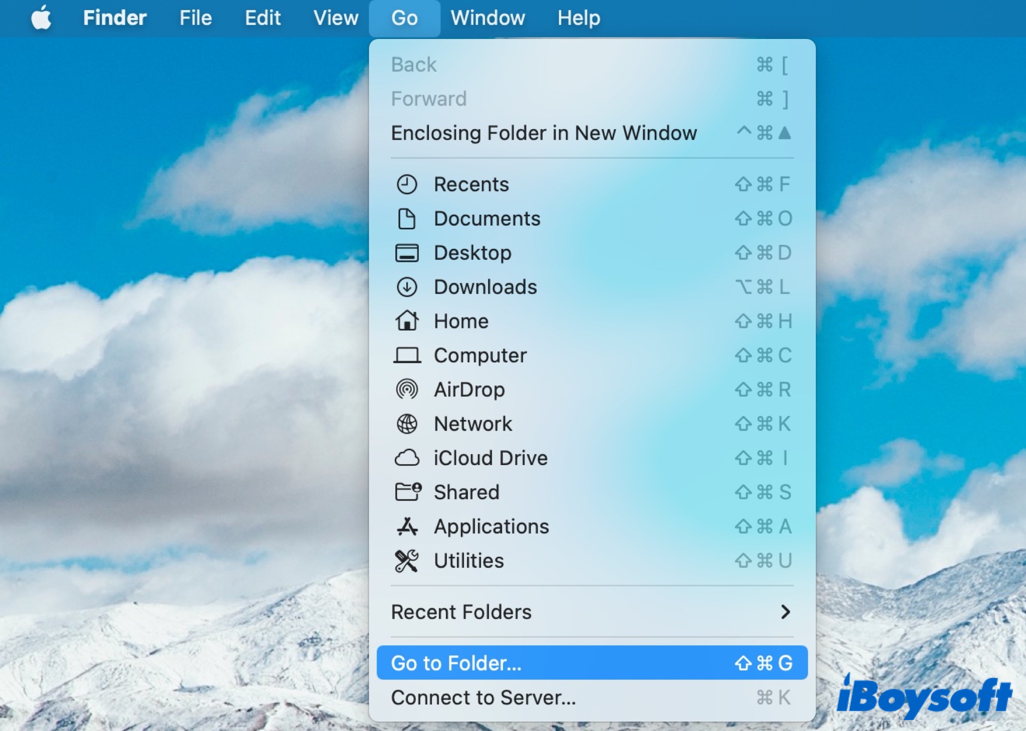 Go to Folder