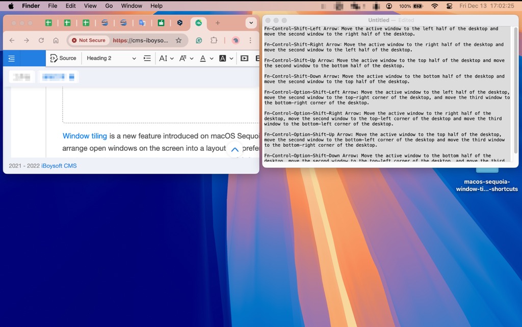 multiple windows