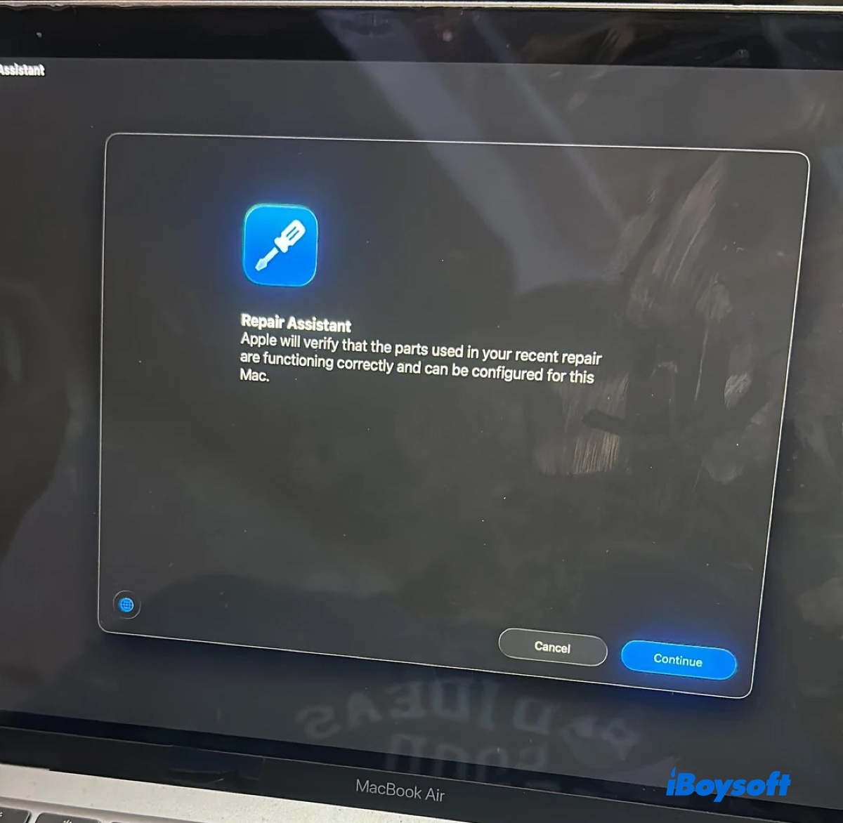 macOS Tahoe Recovery Assistant