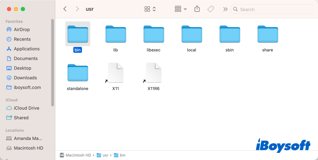 unhide bin folder