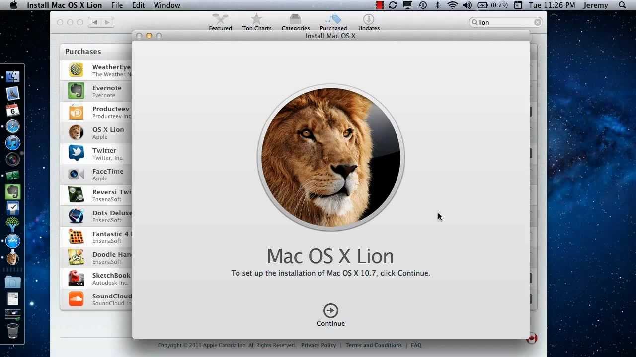 Mac OS X Lion