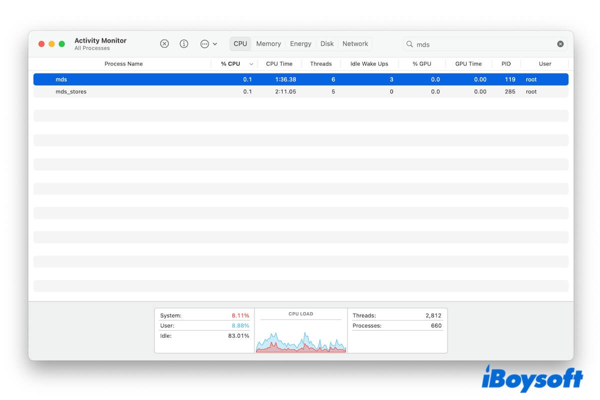 mds on Mac