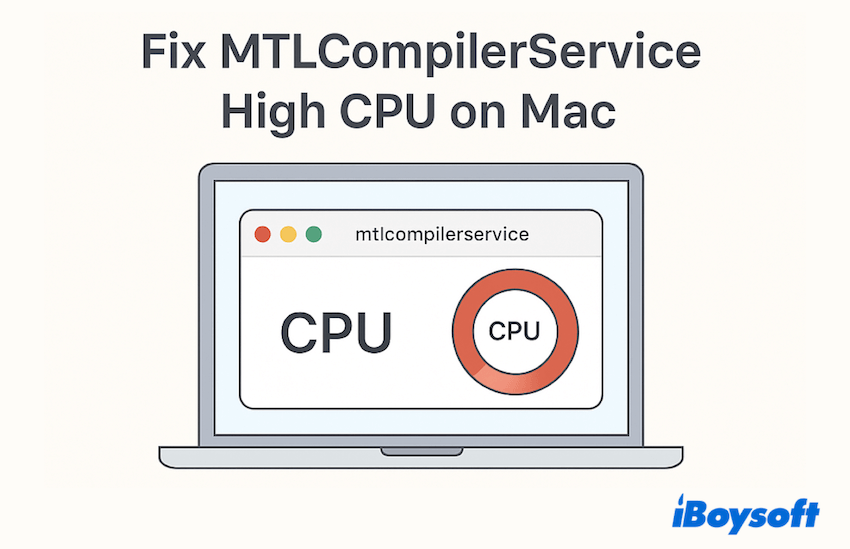 How to fix MTLCompilerService