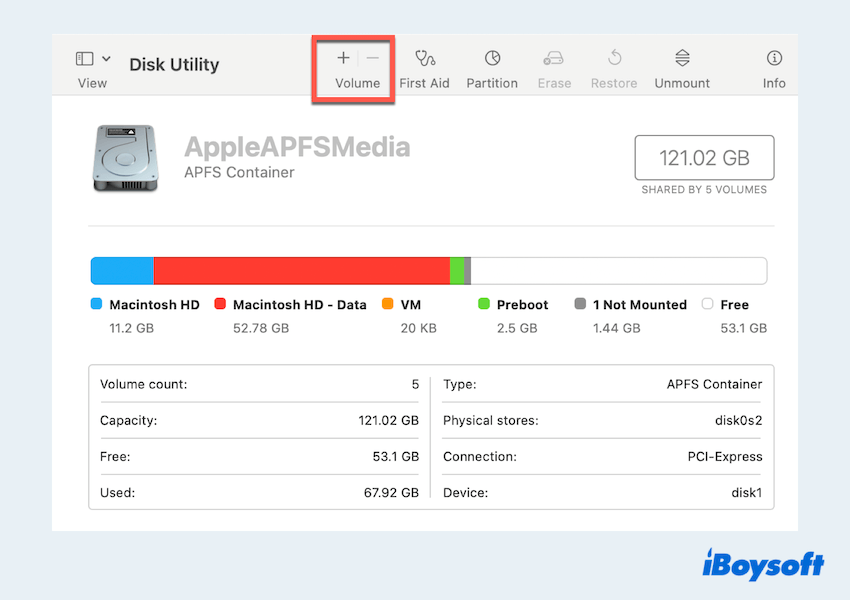 Volume auf dem Mac erstellen – Anleitung