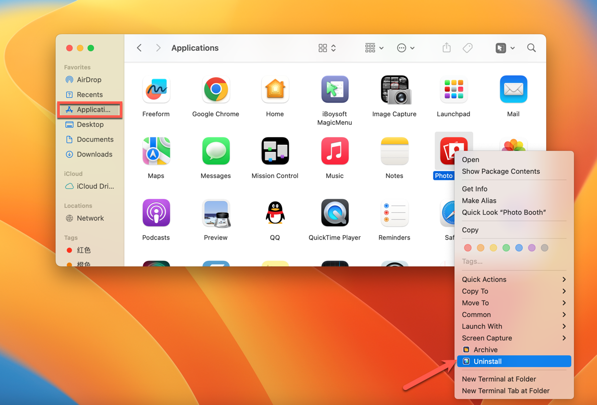 How to uninstall Photo Booth on Mac or MacBook