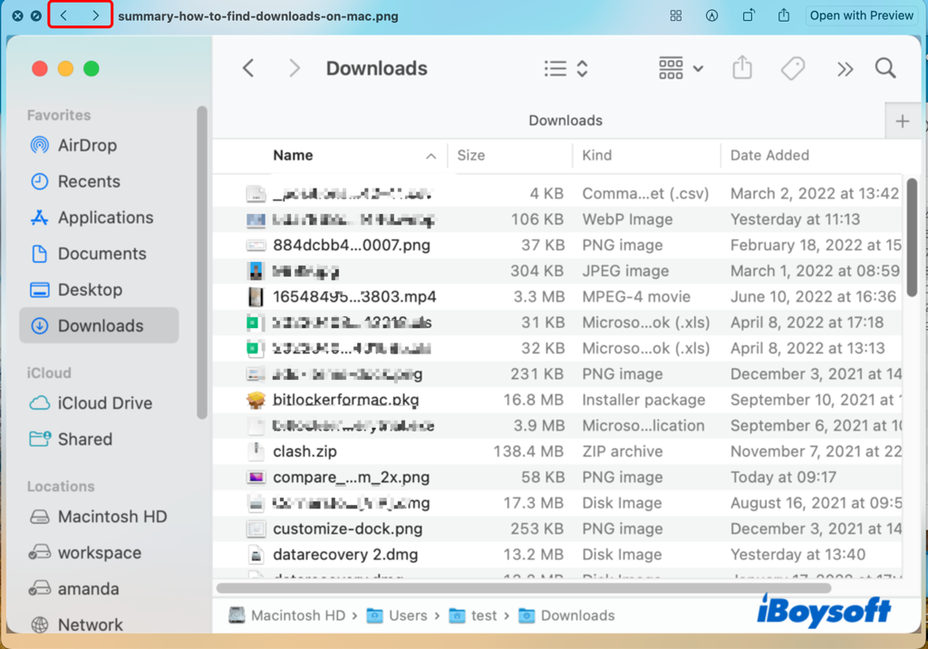 multiple files in quick look