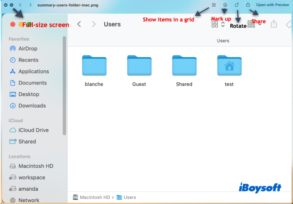 quick look mac