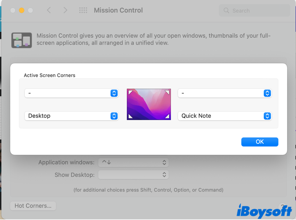 Hot Corners on Mac