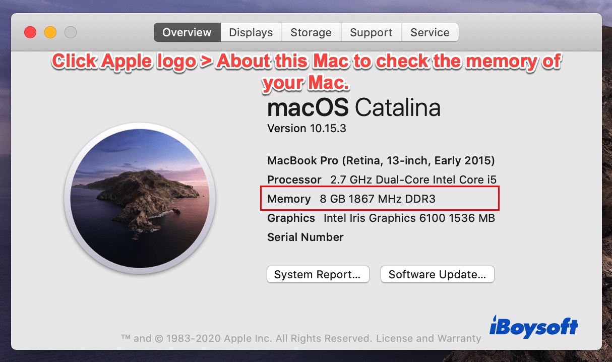 check RAM on Mac&nbsp;