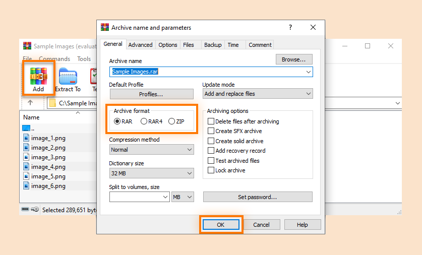 How to create a RAR file on your computer