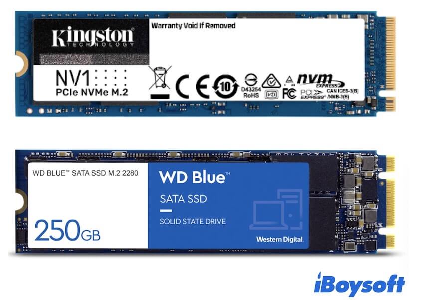 SATA SSD vs NVMe SSD