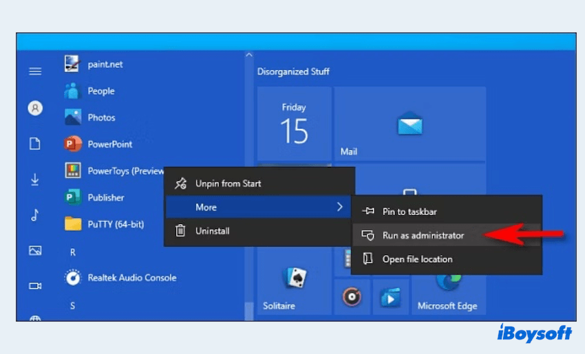 Run ScanDisk with Command Prompt